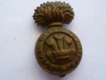 welsh fusiliers cap badge all brass m/m