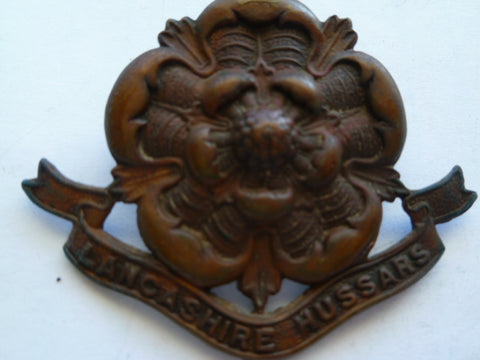 lancashire hussars cap badge bz