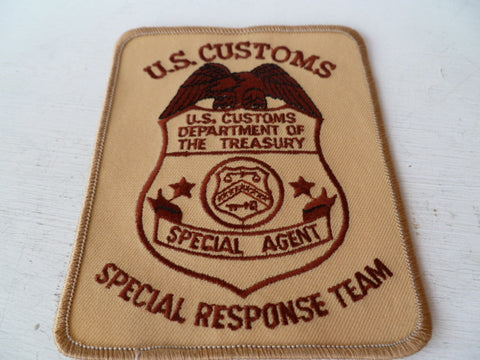 CUSTOMS coloured special response team patch