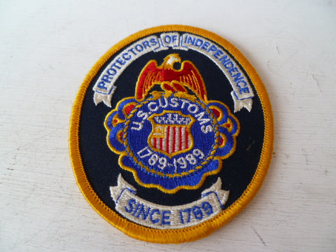 CUSTOMS 200 year patch