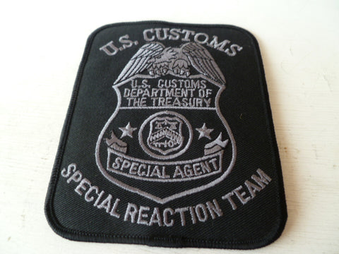 CUSTOMS special reaction team patch black