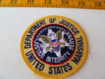JUSTICE / MARSHAL emb patch nice