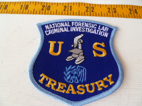 TREASURY dept  patch FORENSIC INVESTIGATION