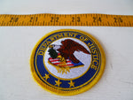 JUSTICE dept  emb patch