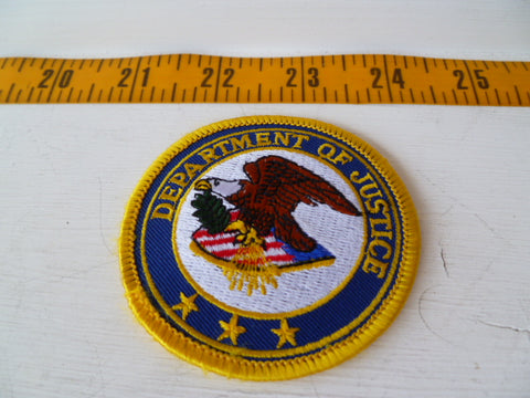 JUSTICE dept  emb patch