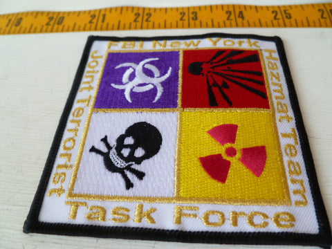 FBI new york joint terrorism & hazmat task force patch