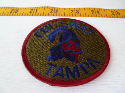FBI SWAT tampa  patch subdued