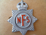 BRITAIN national fire serice cap badge