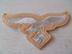 GERMAN WWII luftwaffe eagle breast summer creamy colour