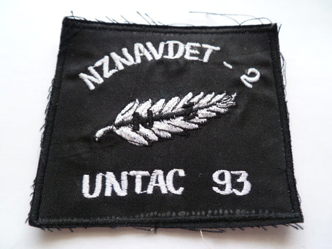 UN new zealand untac  patch for somalia  exc