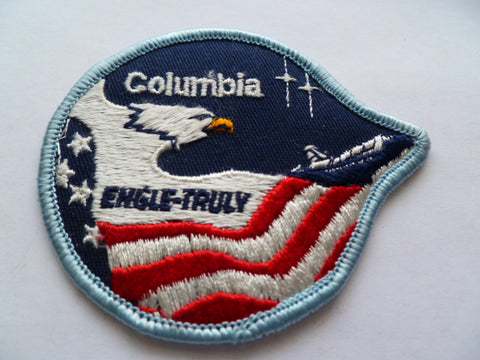 SPACE patch usa columbia engle-truly 3inch