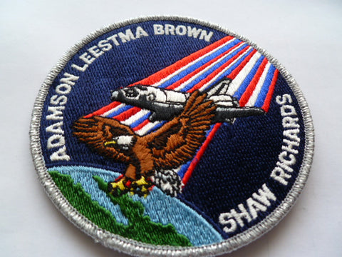 SPACE patch usa adamson,leestma,brown,shaw, richards