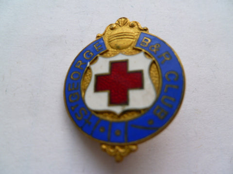 AUST nsw st george B&R club red cross badge M/M