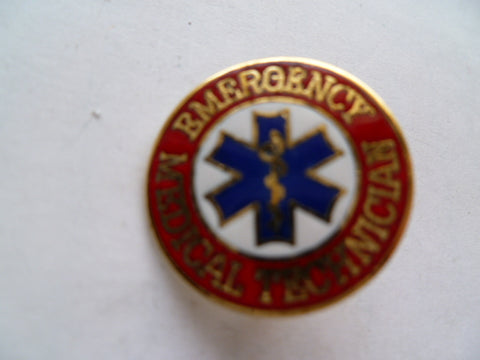 usa/ generic EMS technician badge 2 c/bs