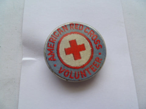 AMERICAN red cross embroided badge exc