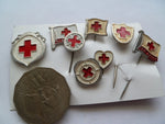 AUST nsw red cross pins 8 diff