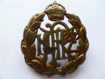 NEW ZEALAND RNZAF cap badge WWII k/c brass