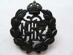 NEW ZEALAND RNZAF cap badge WWII k/c officers bronze