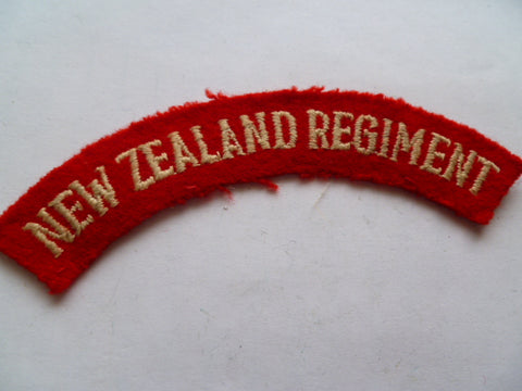 NEW ZEALAND regiment used but good