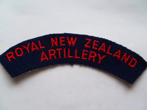 NEW ZEALAND artillery  rocker exc