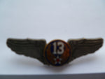 usa ww2 style pilot wing 13th air force................pn 3352