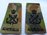 AUSTRALIA RAN camo eppaullettes new cond pair