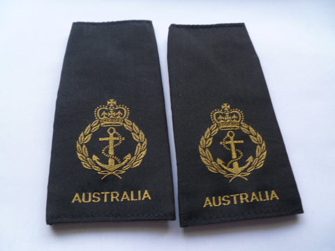 AUSTRALIA RAN eppaullettes new cond pair