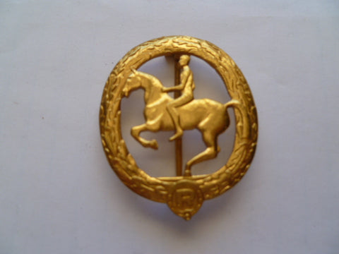 german armed forces 1957 badge army horse eqs