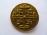german party day badge [tinnie] m/m etc plastic yellow back