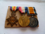 brit ww1 1914/15 trio royal marines light inf
