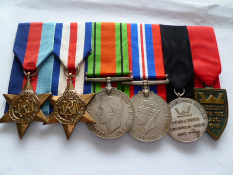 brit ww2 group of 4 plus 4 sports medals issued before war ended