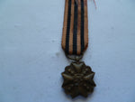 belgium mini medal civil serice well made older one