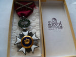 belgium order of the crown military w/swords
