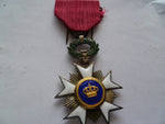 BELGIUM order of the crown [albert]  pins on ribbon nice