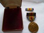 usa ww1 victory medal bar france boxed and ribbon bar