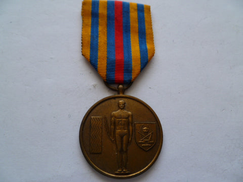 belgium congo medal sportif merite on back