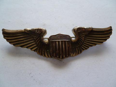 usa aac ww2 wings pilot m/m amcraft sterling