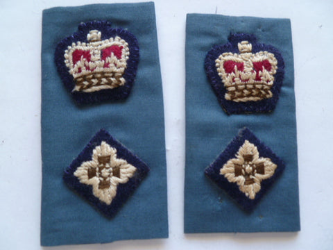 police force eppaulettes pair old