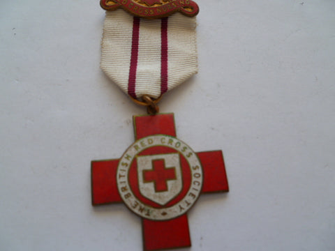 brit red cross medal top bar NURSING