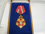 bulgaria order of 100 years something?? nice cased medal