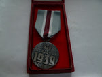 poland ww2 medal cased as issued