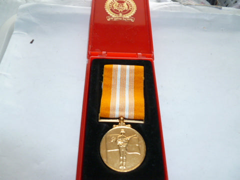 singapore armed forces medal in plastic issue case