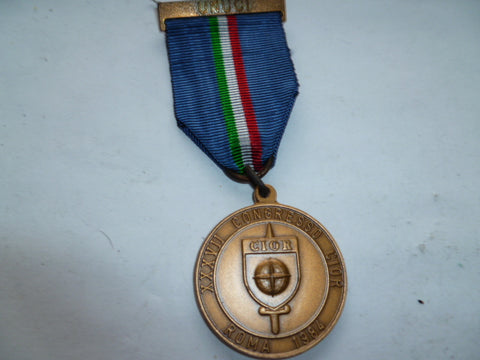 UN / NATO medal italy 1984 in rome congress bar unico