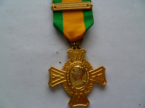 netherlands ww2 cross as given to anzacs pacific bar
