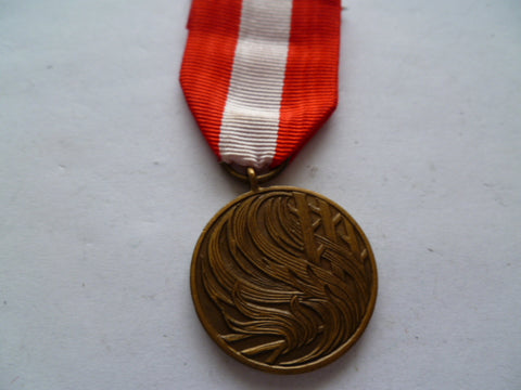 germany/nedersachen fire brigade medal 1975