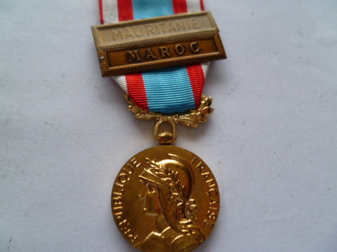 france medal for order and security 2 bars maroc,mauritanie