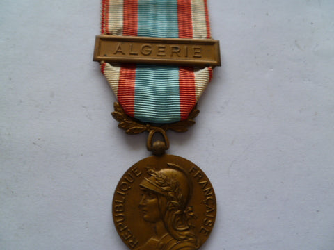 france medal for algeria war bar algerie