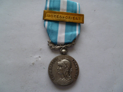france over seas medal [exterior] 1 bar moyen orient