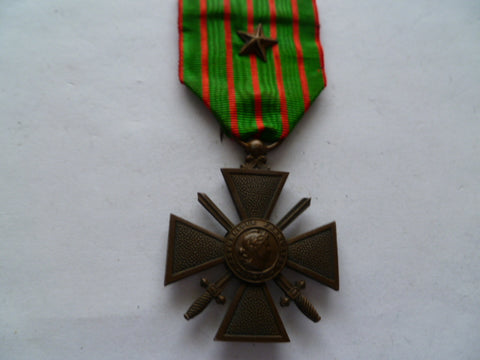 france croix de Guerre 1914/18 1 star