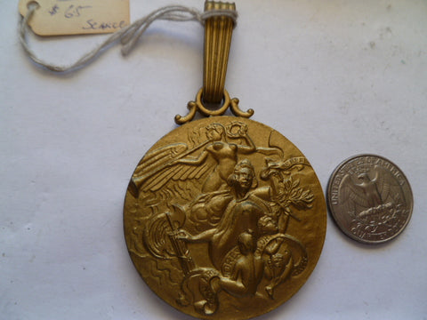 panama 50 year 1903-53 canal opening large medal